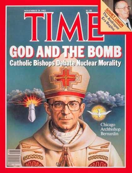 Time - Nov. 29, 1982 - Religion - Christianity - Weapons - Nuclear Weapons