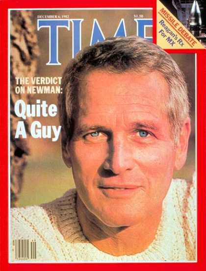 Time - Paul Newman - Dec. 6, 1982 - Actors - Movies