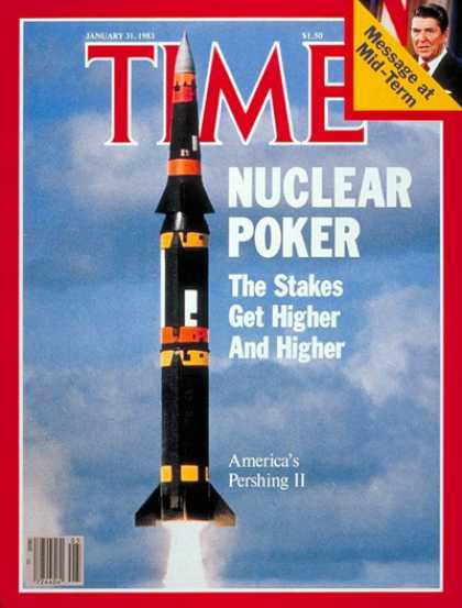 Time - Pershing II Missile - Jan. 31, 1983 - Missiles - Nuclear Weapons - Cold War - We