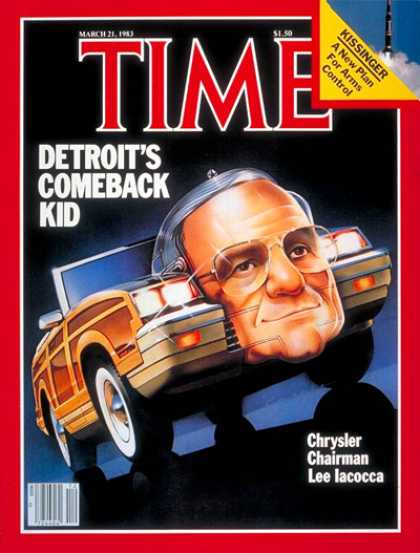 Time - Lee Iacocca - Mar. 21, 1983 - Cars - Automotive Industry - Transportation