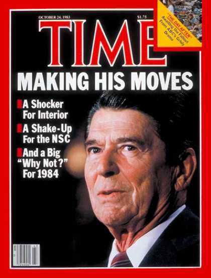 Time - Ronald Reagan - Oct. 24, 1983 - U.S. Presidents - Politics