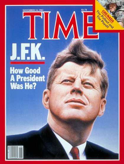 Time - John F. Kennedy - Nov. 14, 1983 - U.S. Presidents - Kennedys - Politics