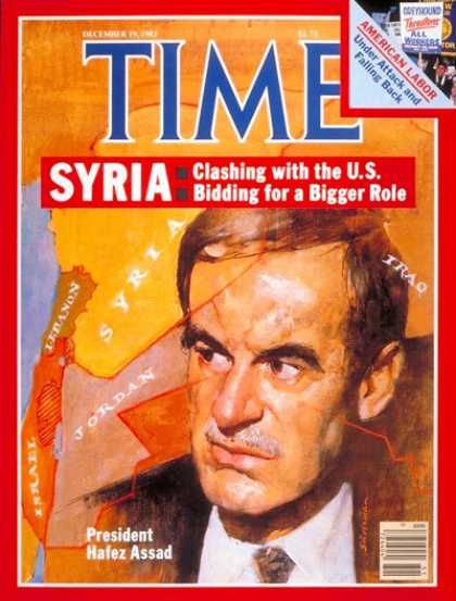 Time - Hafez Assad - Dec. 19, 1983 - Syria - Middle East