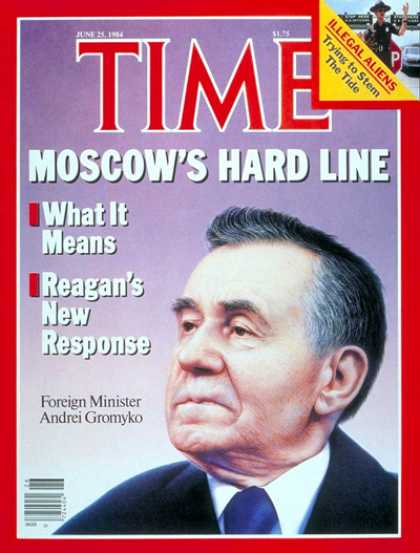 Time - Andrei A. Gromyko - June 25, 1984 - Russia - Communism