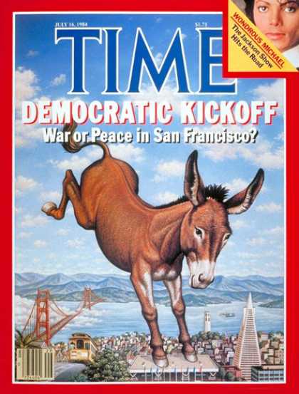 Time - Democrats Launch Campaign - July 16, 1984 - Presidential Elections - Democrats -