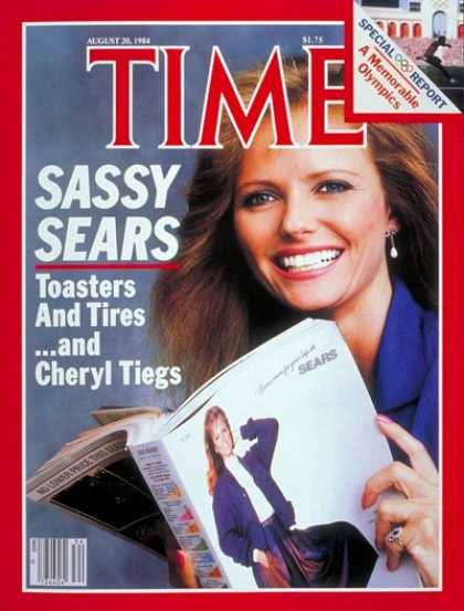 Time - Sears and Cheryl Tiegs - Aug. 20, 1984 - Fashion - Retailing - Models - Business