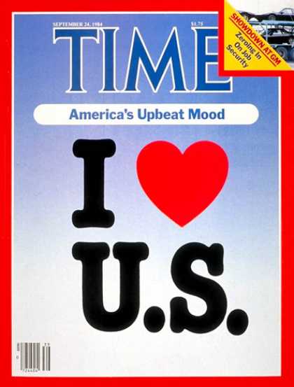Time - America's Upbeat Mood - Sep. 24, 1984 - Economy - Business - Society
