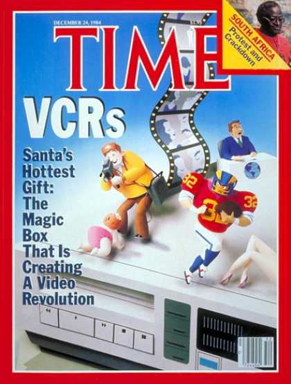 Time - Video Cassette Recorders - Dec. 24, 1984 - VCRs