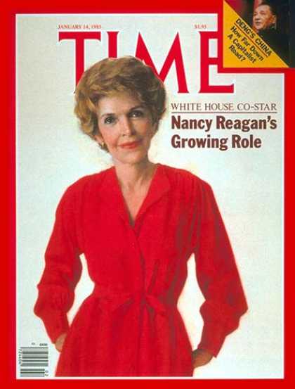 Time - Nancy Reagan - Jan. 14, 1985 - First Ladies