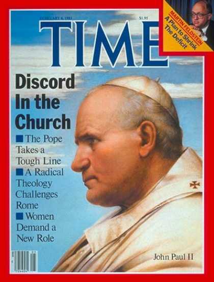 Time - Pope John Paul II - Feb. 4, 1985 - Religion - Christianity - Popes - Catholicism