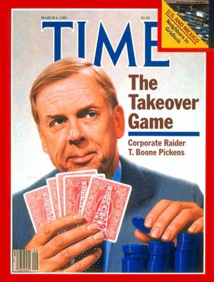 Time - T. Boone Pickens - Mar. 4, 1985 - Oil - Texas - Energy - Business