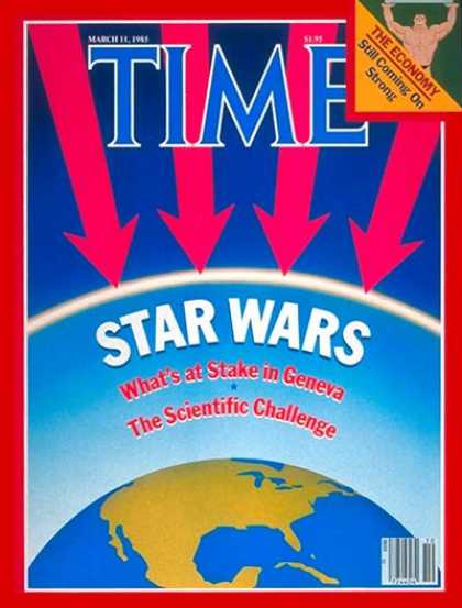 Time - Star Wars - Mar. 11, 1985 - Nuclear Weapons - Cold War - Russia - Missiles - Wea