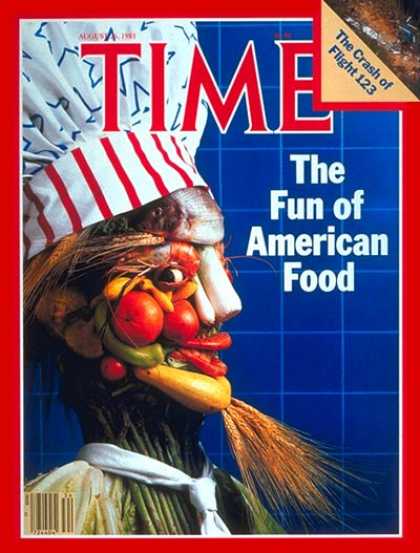 Time - American Food - Aug. 26, 1985 - Diets - Food - Health & Medicine