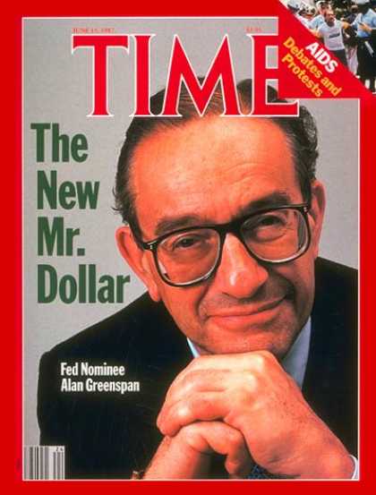 Time - Alan Greenspan - June 15, 1987 - Finance - Wall Street - Economy - Business