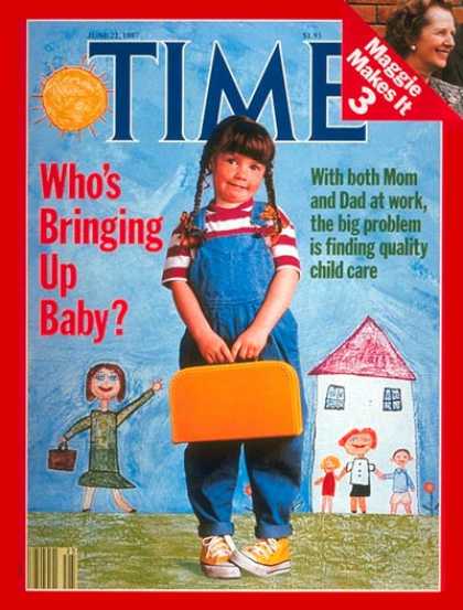 Time - Child Care - June 22, 1987 - Children - Society