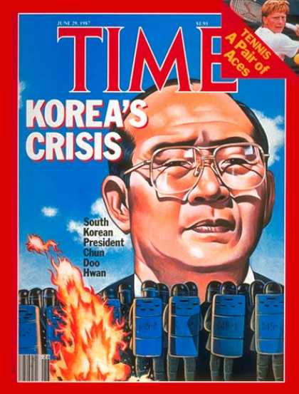Time - Chun Doo Hwan - June 29, 1987 - South Korea