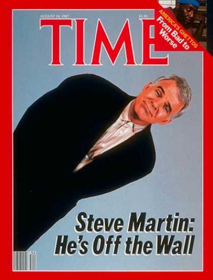 Time - Steve Martin - Aug. 24, 1987 - Actors - Comedy - Movies