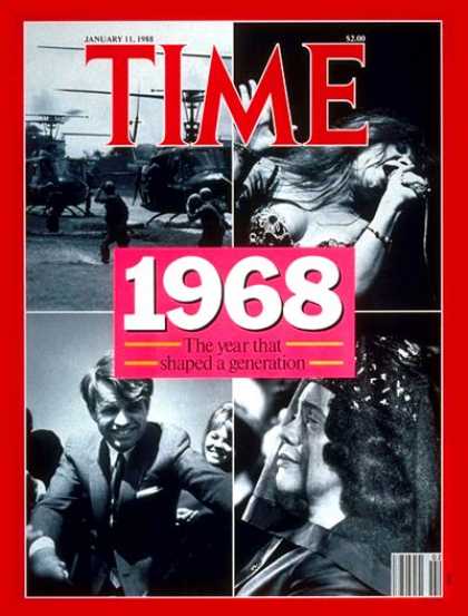 Time - 1968 - Jan. 11, 1988 - Civil Rights - Anniversaries - Kennedys - Assassinations
