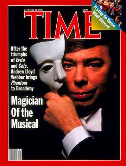 Time - Andrew Lloyd Webber - Jan. 18, 1988 - Composers - Theater - Music - Broadway