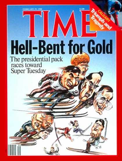 Time - The Presidential Pack - Feb. 29, 1988 - Presidential Elections