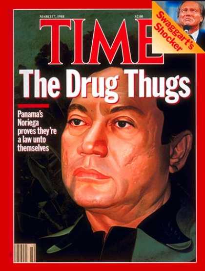 Time - Manuel Noriega - Mar. 7, 1988 - Panama - Military - Latin America