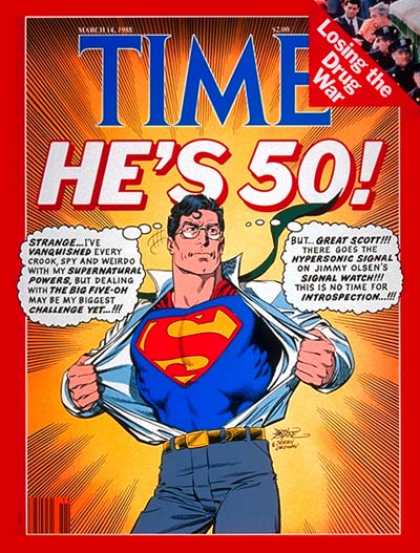 Time - Superman at 50 - Mar. 14, 1988 - Television - Most Popular - Books