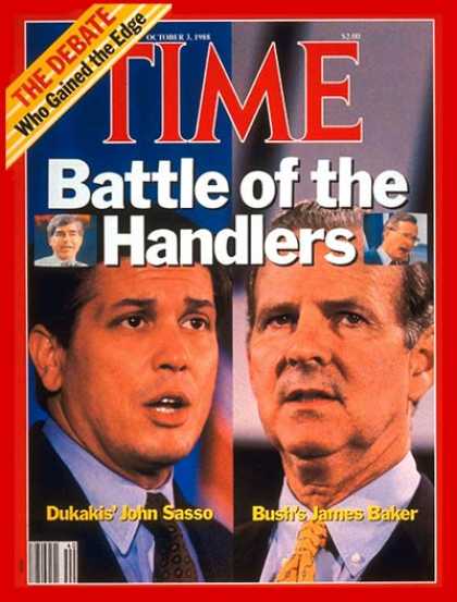 Time - John Sasso & James Bakker - Oct. 3, 1988 - Politics