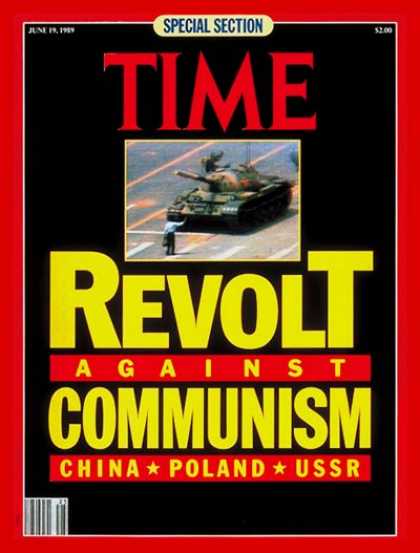 Time - Revolt Against Communism - June 19, 1989 - China - Russia - Revolutionaries - Po