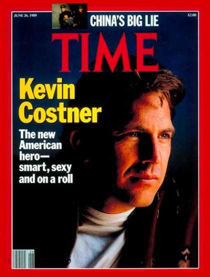 Time - Kevin Costner - June 26, 1989 - Actors - Movies