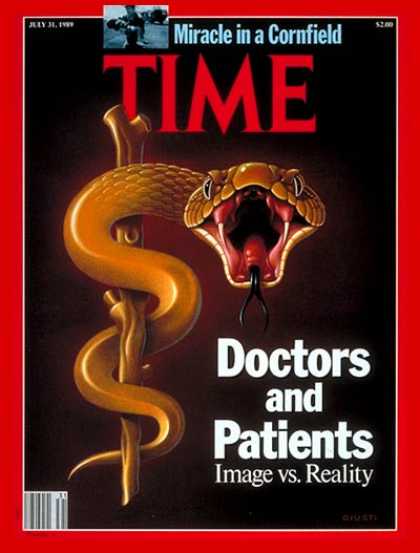 Time - Doctors and Patients - July 31, 1989 - Health & Medicine