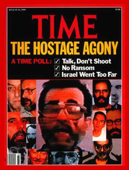 Time - Joseph Cicippio and Other Hostages - Aug. 14, 1989 - Lebanon - Middle East