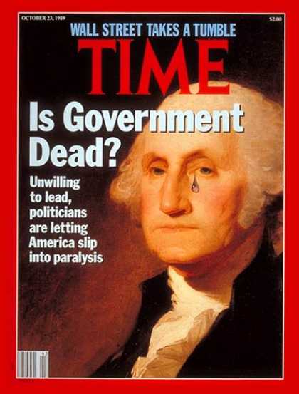 Time - George Washington - Oct. 23, 1989 - U.S. Presidents - Politics