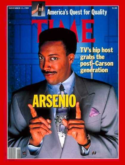 Time - Arsenio Hall - Nov. 13, 1989 - Television - Talk Shows - Comedy