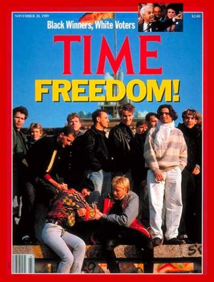 Time - The Berlin Wall - Nov. 20, 1989 - Germany - Communism - Cold War