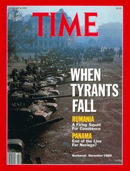 Time - Rumania and Panama - Jan. 8, 1990 - Panama - Latin America - Dictators