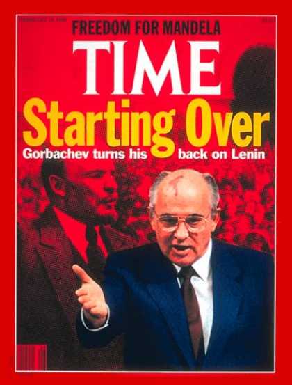 Time - Starting Over - Feb. 19, 1990 - Cold War - Russia