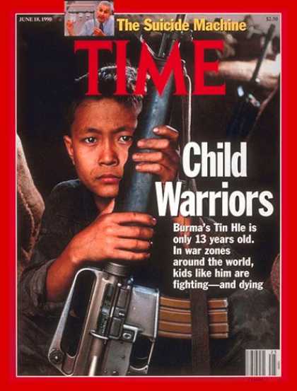 Time - Child Warriors - June 18, 1990 - Children - Society - Teens - Weapons - Burma