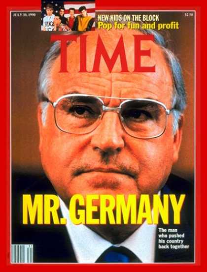 Time - Helmut Kohl - July 30, 1990 - Germany