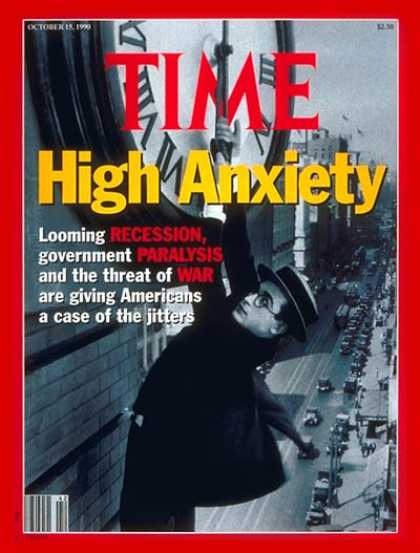 Time - High Anxiety - Oct. 15, 1990 - Mental Health - Psychology - Emotions - Health &