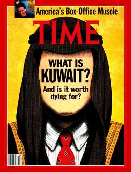 Time - Kuwait - Dec. 24, 1990 - Gulf War - Iraq - Desert Storm - Middle East