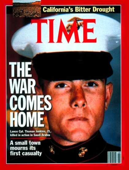 Time - Thomas Jenkins - Feb. 18, 1991 - Gulf War - Iraq - Desert Storm - Middle East