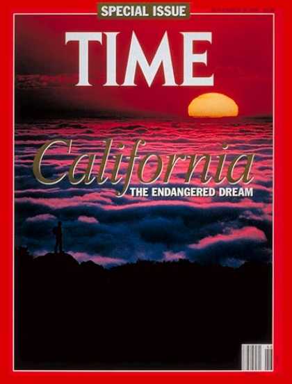 Time - California's Dilemma - Nov. 18, 1991 - California