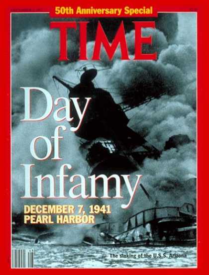 Time - Pearl Harbor Remembered - Dec. 2, 1991 - Pearl Harbor - World War II - Anniversa