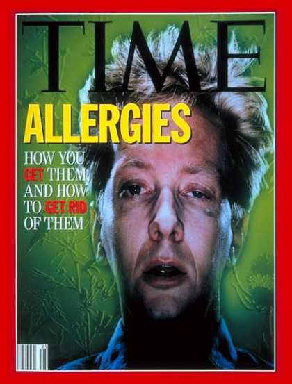 Time - Allergies - June 22, 1992 - Health & Medicine