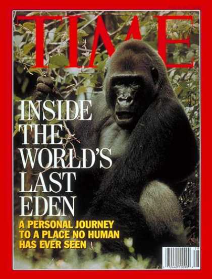 Time - World's Last Eden - July 13, 1992 - Africa - Wildlife - Animals - Environment