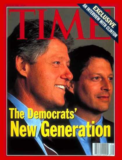 Time - Bill Clinton & Al Gore - July 20, 1992 - Bill Clinton - Al Gore - Presidential E