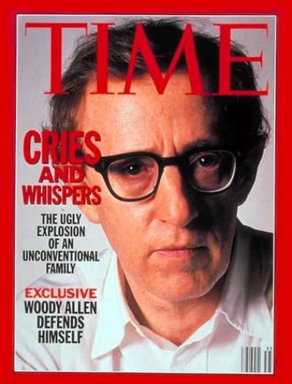 Time - Woody Allen - Aug. 31, 1992 - Actors - Directors - Scandals - Family