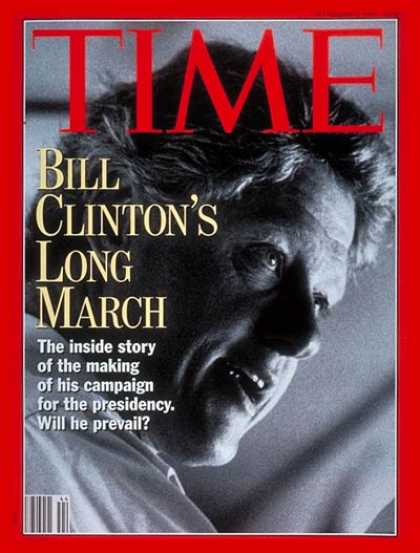 Time - Bill Clinton - Nov. 2, 1992 - Presidential Elections - Politics - Democrats