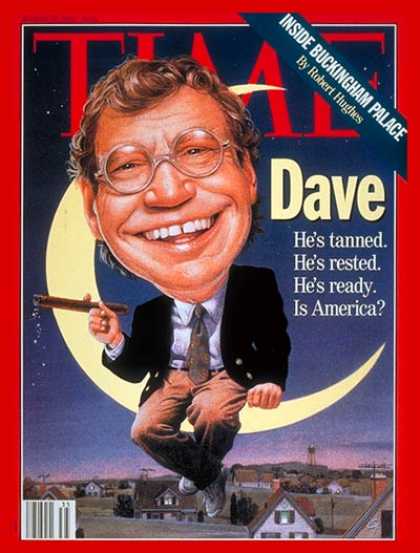Time - David Letterman - Aug. 30, 1993 - Television - Talk Shows - Comedy