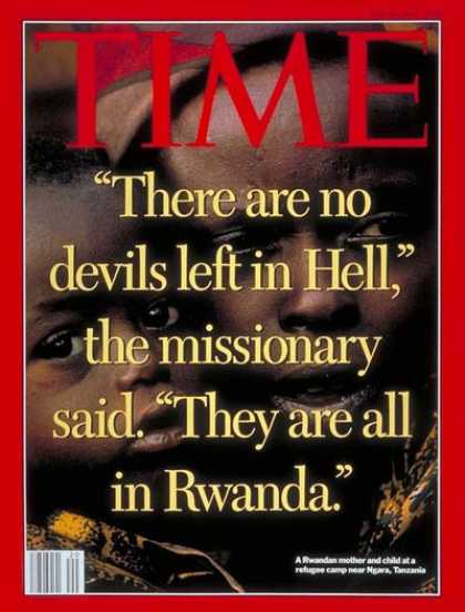 Time - War in Rwanda - May 16, 1994 - Rwanda - Africa